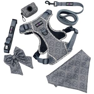 Luxury Dog Harness Set, No Pull Dog Harness Set