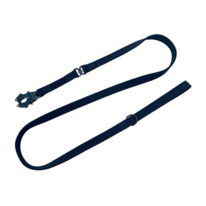 Black Strong Tactical Dog Leash With Frog Clip