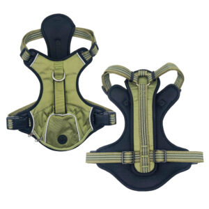 Pet Supplies Reflective Strap Heavy Duty Dog Harness With Bag