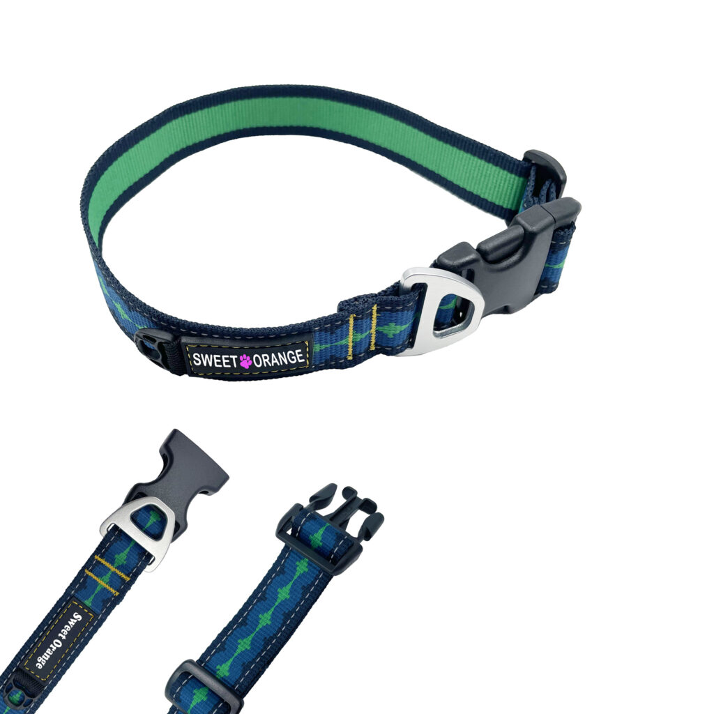Heavy duty quick release dog collar, quick buckle pet collars from manufacturer